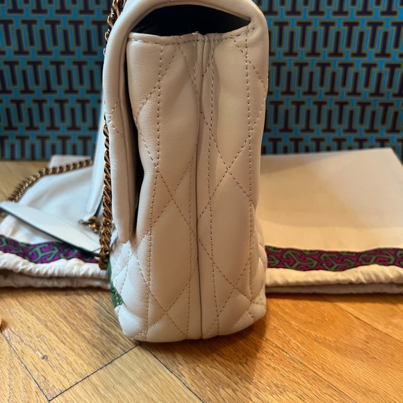 Tory Burch Floral Kira Chevron Convertible Shoulder Bag - Picture 5 of 14